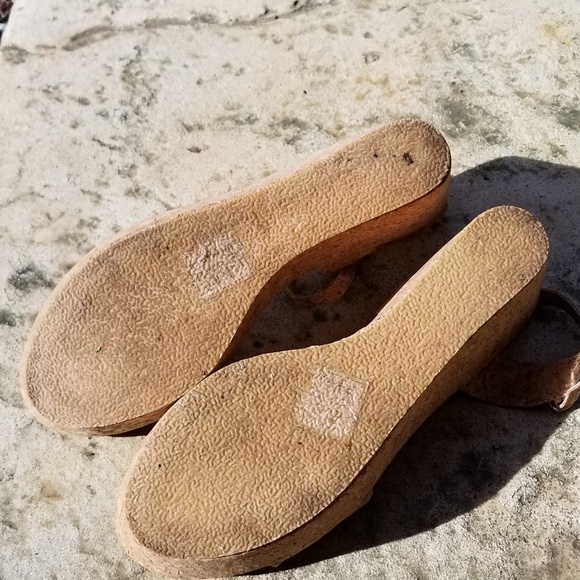 Trudy Cork Wedge/Platform Sandals - Picture 6 of 7